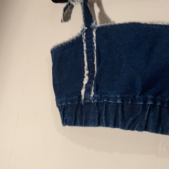 Zara TRF x IX’D Makers Denim Summer Crop Top - Picture 6 of 15